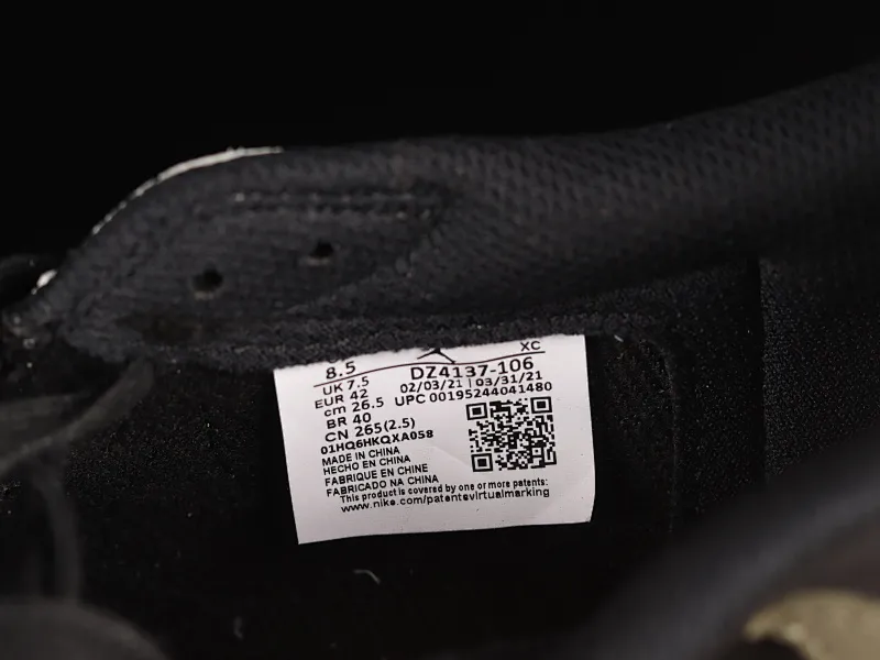 All categories Air Jordan Jordan series basketball shoes Air Jordan 1 Low Travis Scott x Air Jordan 1 Low OG AJ1 Joe 1 joint overhead hook DZ4137-106
